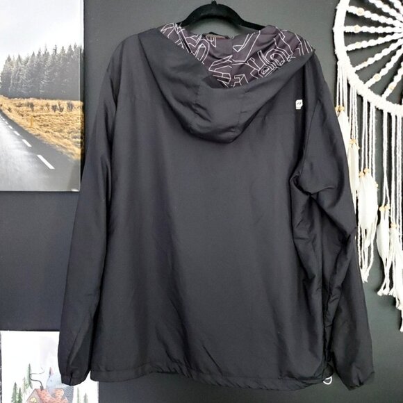 Orage GRAFFITI LOGO BLACK WINDBREAKER JACKET - Picture 4 of 5